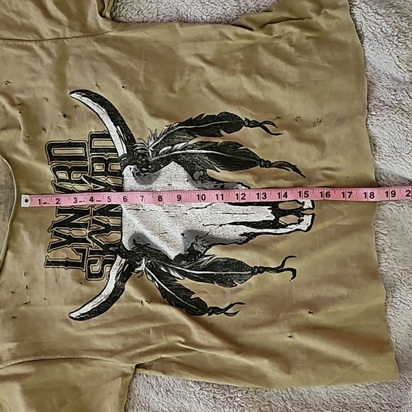 Lynard Skynard (S/M) Oversized Baggy Distresed Graphic Tee - Picture 9 of 11